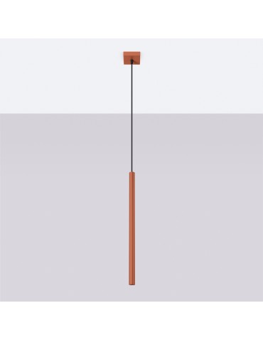 Sollux Lampa wisząca PASTELO 1 ochra czerwona SL.1524 - produkt 2