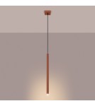 Sollux Lampa wisząca PASTELO 1 ochra czerwona SL.1524 Sollux Lampa wisząca PASTELO 1 ochra czerwona SL.1524