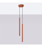 Sollux Lampa wisząca PASTELO 2 ochra czerwona SL.1525 Sollux Lampa wisząca PASTELO 2 ochra czerwona SL.1525