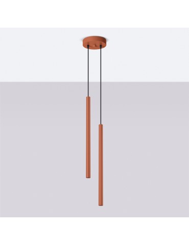 Sollux Lampa wisząca PASTELO 2 ochra czerwona SL.1525 - produkt 2