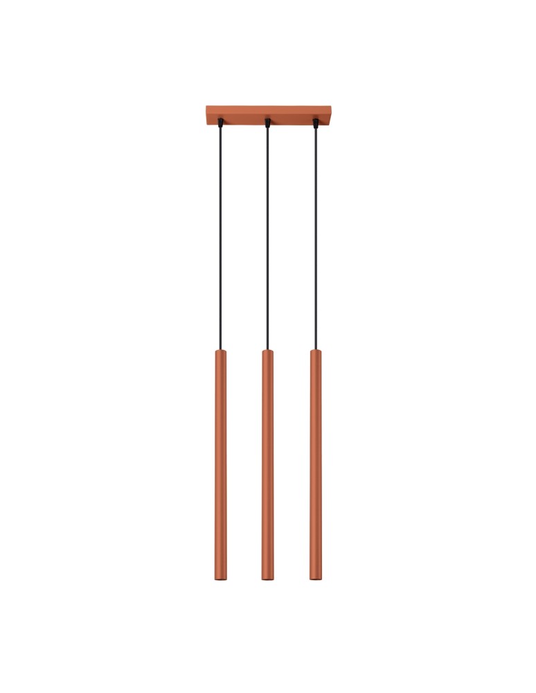 Sollux Lampa wisząca PASTELO 3 ochra czerwona SL.1526 Sollux Lampa wisząca PASTELO 3 ochra czerwona SL.1526