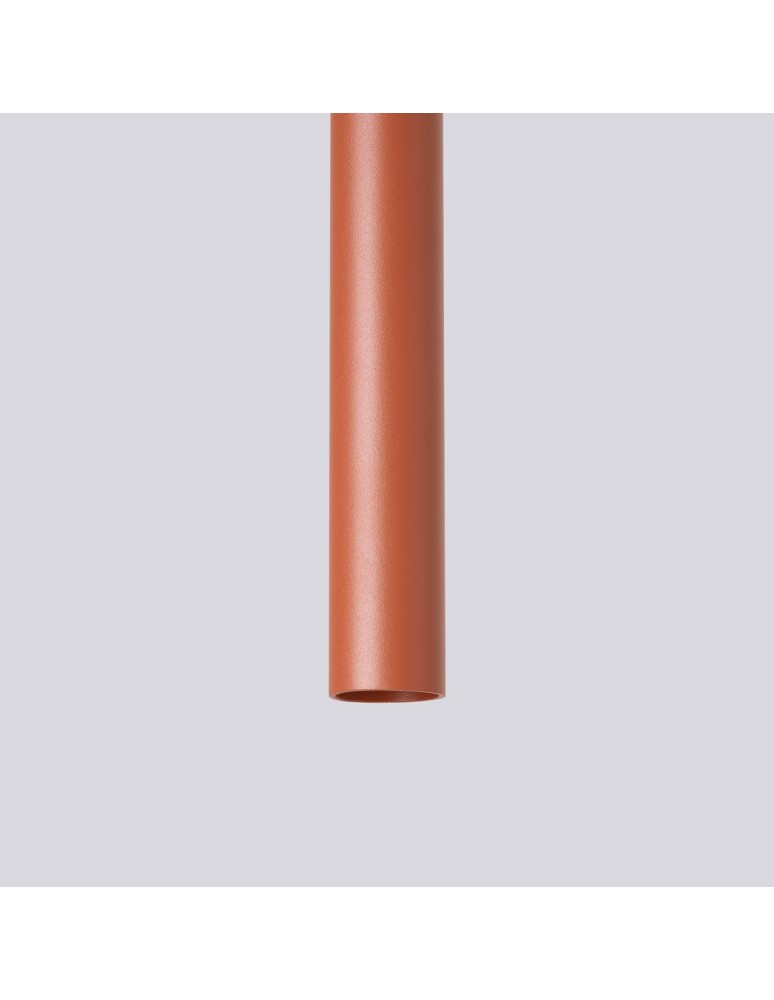 Sollux Lampa wisząca PASTELO 5P ochra czerwona SL.1528 Sollux Lampa wisząca PASTELO 5P ochra czerwona SL.1528