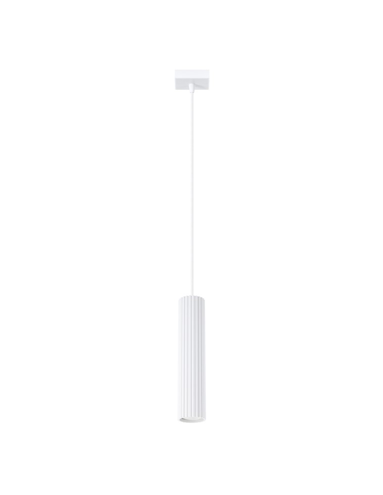Sollux Lampa wisząca KARBON 1 biały SL.1535