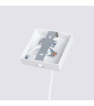 Sollux Lampa wisząca KARBON 1 biały SL.1535 Sollux Lampa wisząca KARBON 1 biały SL.1535