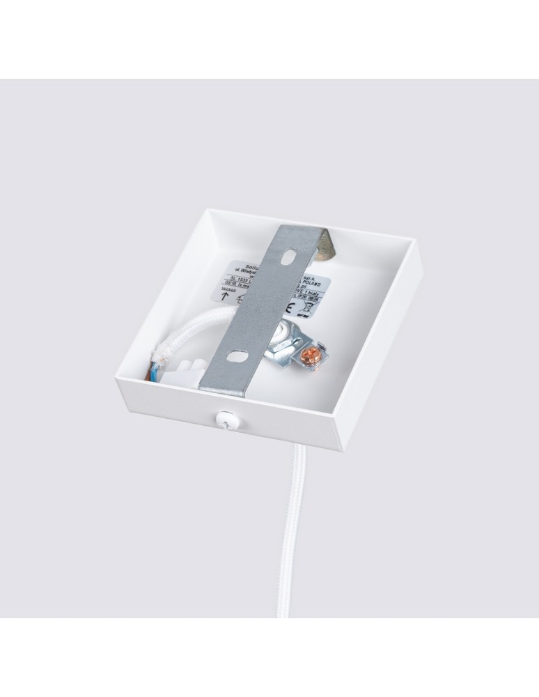 Sollux Lampa wisząca KARBON 1 biały SL.1535 Sollux Lampa wisząca KARBON 1 biały SL.1535