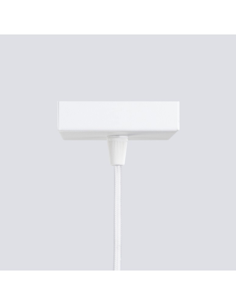 Sollux Lampa wisząca KARBON 1 biały SL.1535 Sollux Lampa wisząca KARBON 1 biały SL.1535
