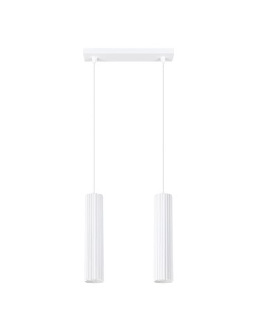 Sollux Lampa wisząca KARBON 2 biały SL.1536
