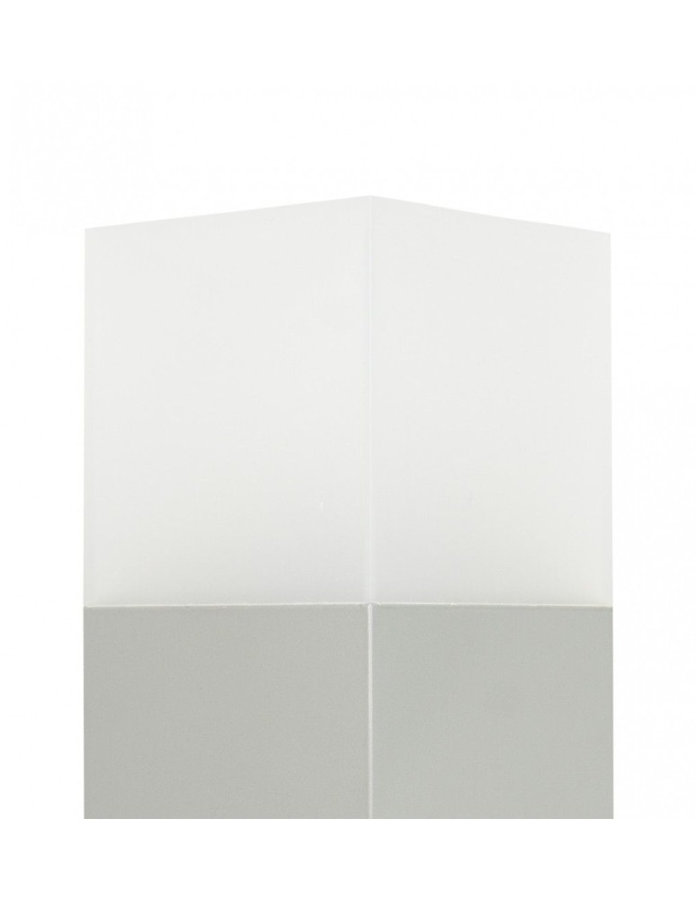 SU-MA CUBE MAX 100cm 1x20W E27 230V Srebrny CB-MAX 1000 AL Stojąca