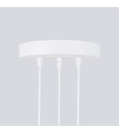 Sollux Lampa wisząca KARBON 3P biały SL.1538 Sollux Lampa wisząca KARBON 3P biały SL.1538