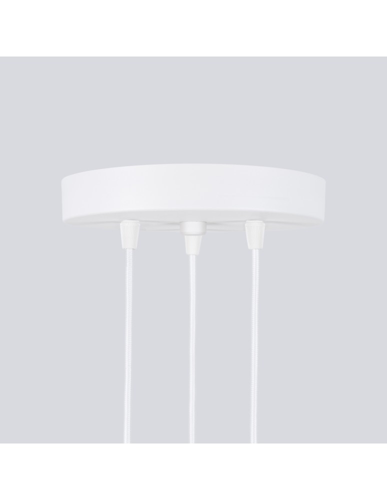 Sollux Lampa wisząca KARBON 3P biały SL.1538 Sollux Lampa wisząca KARBON 3P biały SL.1538