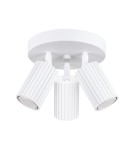 Lampy sufitowe regulowane - spoty - Sollux Plafon KARBON 3P biały SL.1544 - product 1