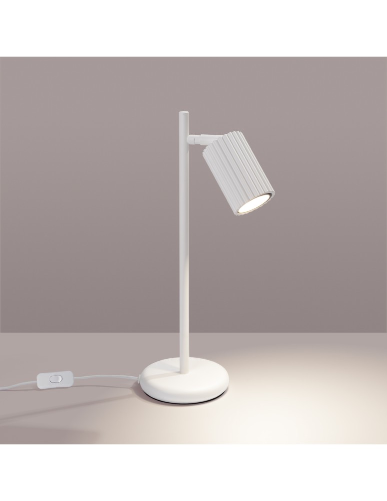 Sollux Lampa biurkowa KARBON biała SL.1548 Sollux Lampa biurkowa KARBON biała SL.1548
