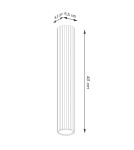 Oprawy sufitowe złote - Sollux Plafon KARBON 40 złoty SL.1552 - product 8