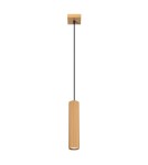 Sollux Lampa wisząca KARBON 1 złoty SL.1554 Sollux Lampa wisząca KARBON 1 złoty SL.1554