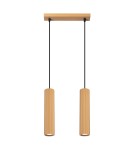 Sollux Lampa wisząca KARBON 2 złoty SL.1555 Sollux Lampa wisząca KARBON 2 złoty SL.1555