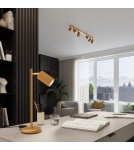 Sollux Lampa wisząca KARBON 2 złoty SL.1555 Sollux Lampa wisząca KARBON 2 złoty SL.1555