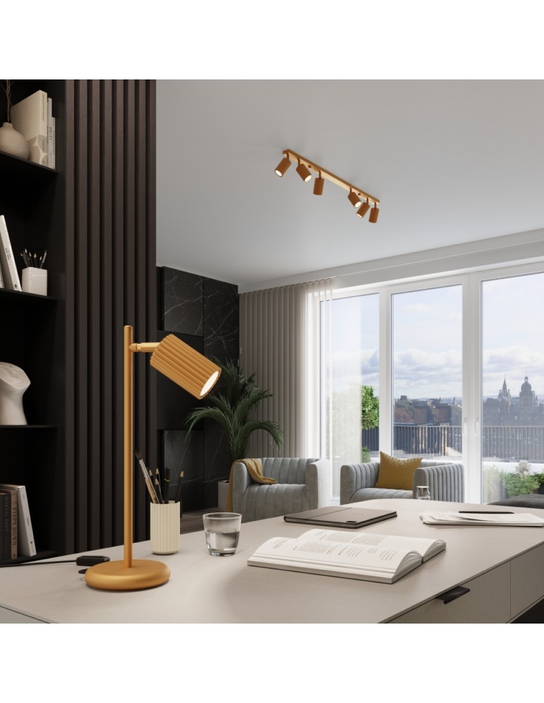 Sollux Lampa wisząca KARBON 2 złoty SL.1555 Sollux Lampa wisząca KARBON 2 złoty SL.1555