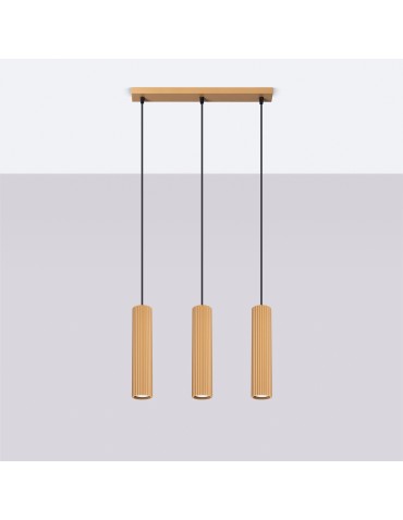 Sollux Lampa wisząca KARBON 3L złoty SL.1556 - produkt 2