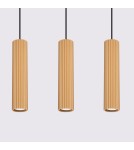 Sollux Lampa wisząca KARBON 3L złoty SL.1556 Sollux Lampa wisząca KARBON 3L złoty SL.1556