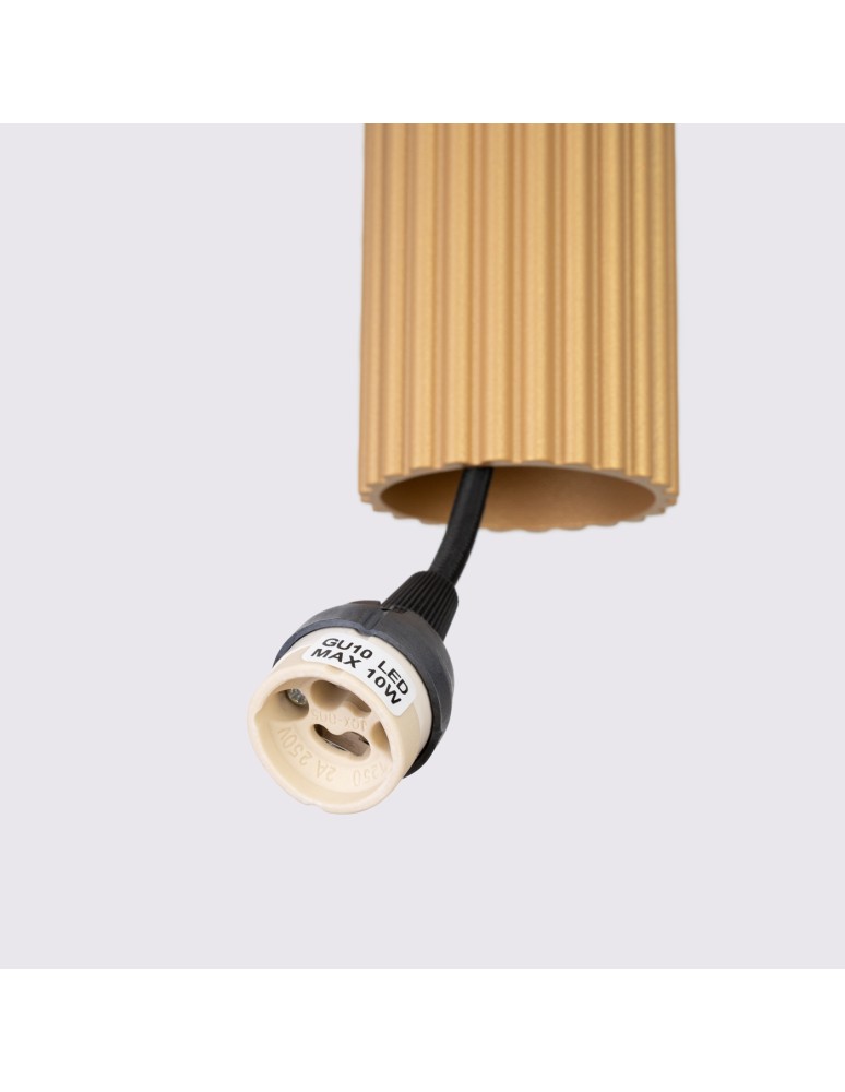 Sollux Lampa wisząca KARBON 3L złoty SL.1556 Sollux Lampa wisząca KARBON 3L złoty SL.1556