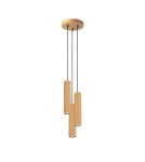 Sollux Lampa wisząca KARBON 3P złoty SL.1557 Sollux Lampa wisząca KARBON 3P złoty SL.1557