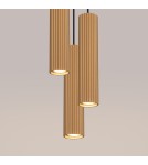 Sollux Lampa wisząca KARBON 3P złoty SL.1557 Sollux Lampa wisząca KARBON 3P złoty SL.1557
