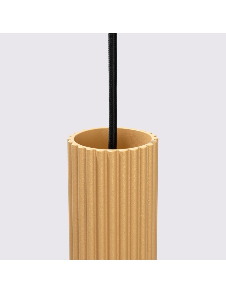 Sollux Lampa wisząca KARBON 3P złoty SL.1557 Sollux Lampa wisząca KARBON 3P złoty SL.1557