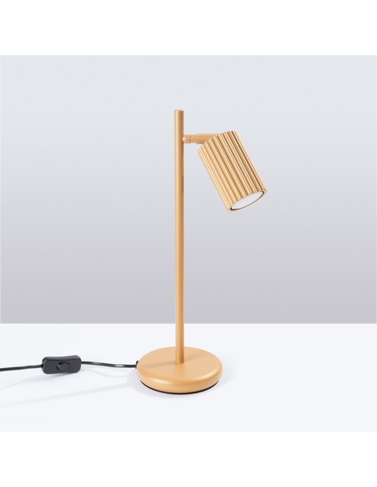 Sollux Lampa biurkowa KARBON złota SL.1567 Sollux Lampa biurkowa KARBON złota SL.1567