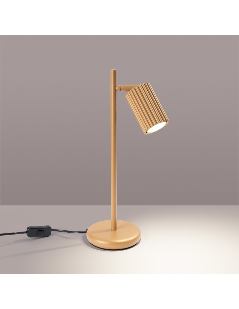 Sollux Lampa biurkowa KARBON złota SL.1567 Sollux Lampa biurkowa KARBON złota SL.1567