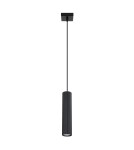 Lampy wiszące tuby - Sollux Lampa wisząca KARBON 1 czarny SL.1573 - product 1