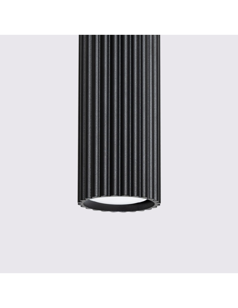 Sollux Lampa wisząca KARBON 1 czarny SL.1573
