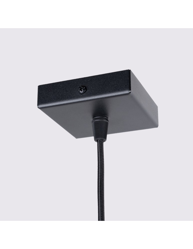 Sollux Lampa wisząca KARBON 1 czarny SL.1573