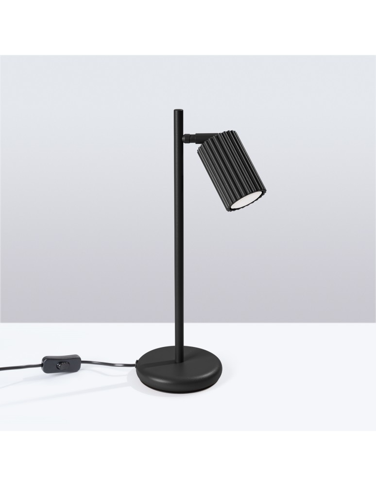 Sollux Lampa biurkowa KARBON czarna SL.1586 Sollux Lampa biurkowa KARBON czarna SL.1586