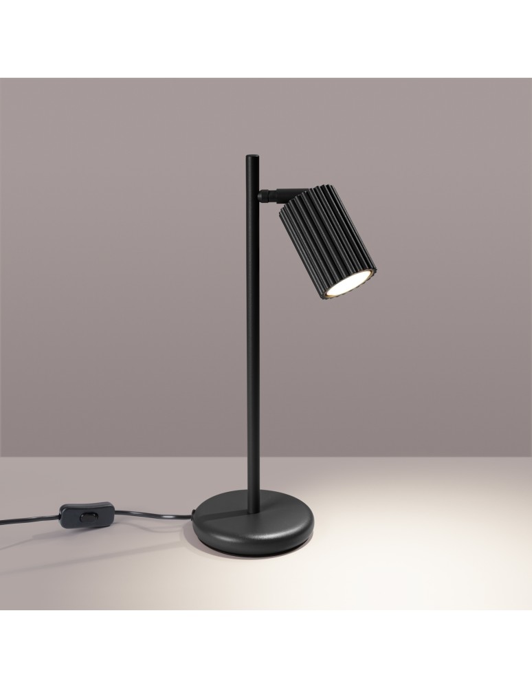 Sollux Lampa biurkowa KARBON czarna SL.1586 Sollux Lampa biurkowa KARBON czarna SL.1586