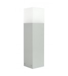 Lampy ogrodowe stojące - SU-MA CUBE MAX 40cm 1x20W E27 230V Srebrny CB-MAX 400 AL Stojąca - produkt 1