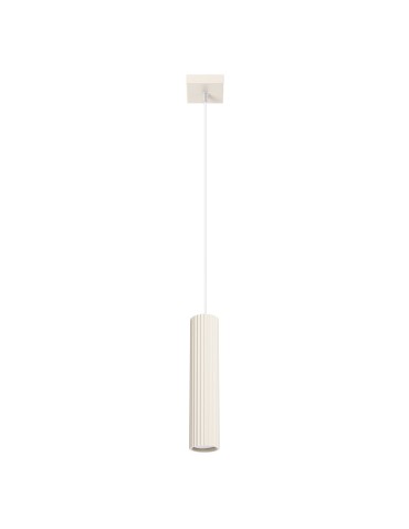 Sollux Lampa wisząca KARBON 1 beżowy SL.1592