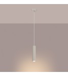 Sollux Lampa wisząca KARBON 1 beżowy SL.1592 Sollux Lampa wisząca KARBON 1 beżowy SL.1592