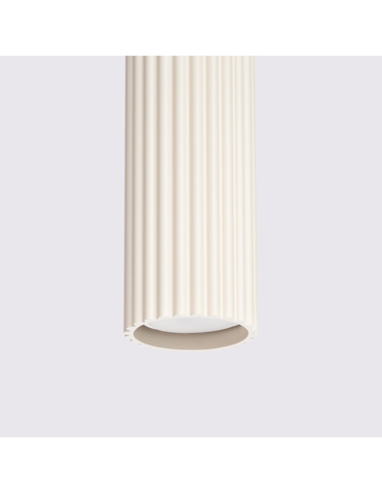 Sollux Lampa wisząca KARBON 1 beżowy SL.1592 Sollux Lampa wisząca KARBON 1 beżowy SL.1592