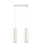 Sollux Lampa wisząca KARBON 2 beżowy SL.1593 Sollux Lampa wisząca KARBON 2 beżowy SL.1593