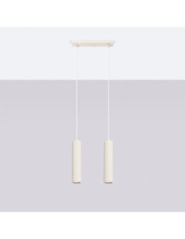 Sollux Lampa wisząca KARBON 2 beżowy SL.1593 - produkt 2