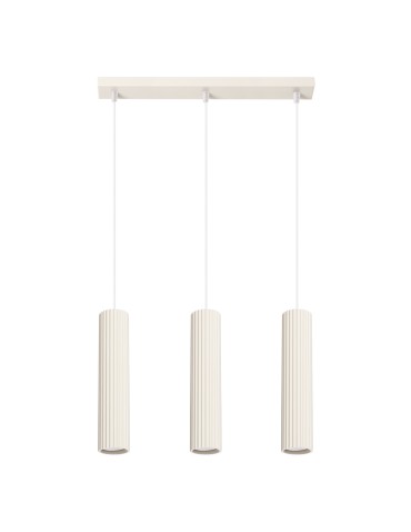 Sollux Lampa wisząca KARBON 3L beżowy SL.1594
