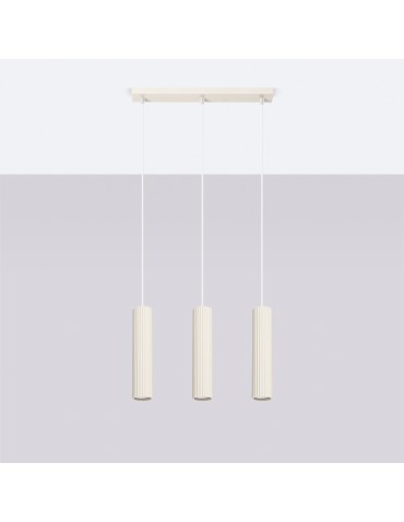 Sollux Lampa wisząca KARBON 3L beżowy SL.1594 - produkt 2