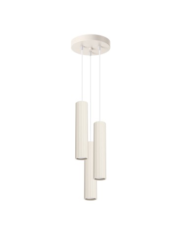 Sollux Lampa wisząca KARBON 3P beżowy SL.1595
