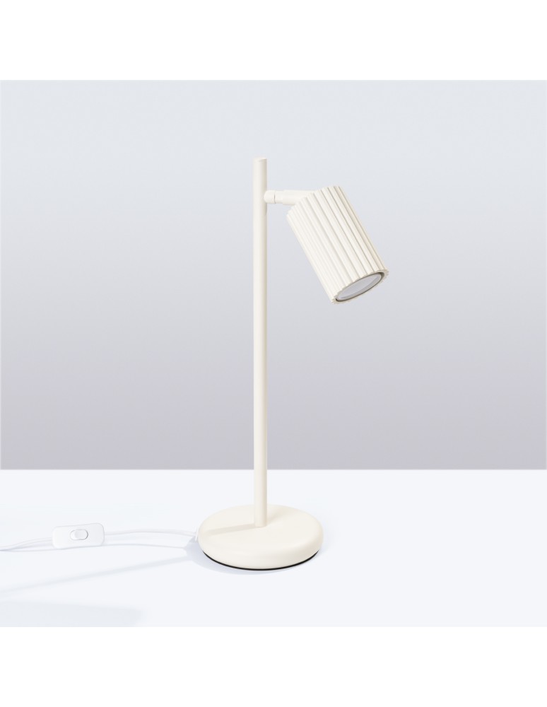 Sollux Lampa biurkowa KARBON beżowa SL.1605