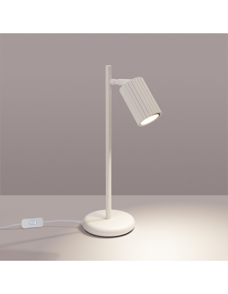 Sollux Lampa biurkowa KARBON beżowa SL.1605