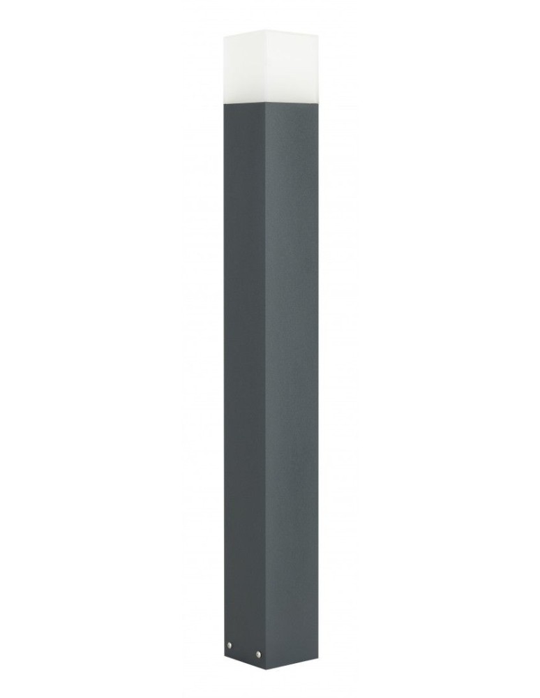 Lampy ogrodowe stojące - SU-MA CUBE MAX 100cm 1x20W E27 230V Ciemny popiel CB-MAX 1000 DG Stojąca - produkt kolory-swiatla.pl 1