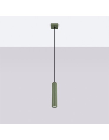 Sollux Lampa wisząca KARBON 1 zielony oliwkowy SL.1611 - product 2
