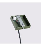Sollux Lampa wisząca KARBON 1 zielony oliwkowy SL.1611 Sollux Lampa wisząca KARBON 1 zielony oliwkowy SL.1611