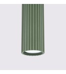 Sollux Lampa wisząca KARBON 1 zielony oliwkowy SL.1611 Sollux Lampa wisząca KARBON 1 zielony oliwkowy SL.1611