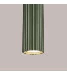 Sollux Lampa wisząca KARBON 1 zielony oliwkowy SL.1611 Sollux Lampa wisząca KARBON 1 zielony oliwkowy SL.1611